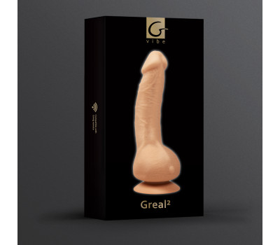Greal Gvibe Greal - Супер реалистичный вибратор из Bioskin цвет телесный Gift Box