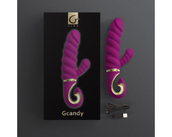 Gcandy Sweet Gvibe - Невероятный витой вибратор с клиторальным стимулятором Raspberry Gift Box-foto5