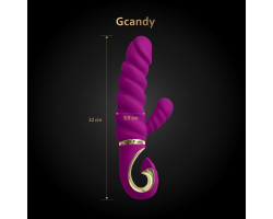 Gcandy Sweet Gvibe - Невероятный витой вибратор с клиторальным стимулятором Raspberry Gift Box-foto2