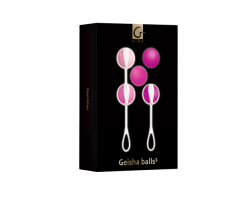 Geisha Balls 3 Gvibe - Шарики для тренировки интимных мышц Sugar Pink Gift Box-foto2