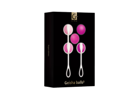Geisha Balls 3 Gvibe - Шарики для тренировки интимных мышц Sugar Pink Gift Box-foto2