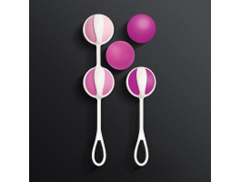 Geisha Balls 3 Gvibe - Шарики для тренировки интимных мышц Sugar Pink Gift Box-foto6