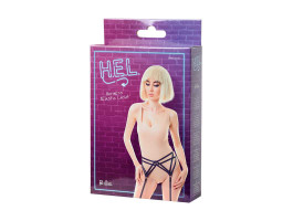 Пояс для чулок H.E.L. Billie, текстиль, чёрный, OS Пояс для чулок H.E.L. Billie, текстиль, чёрный, OS