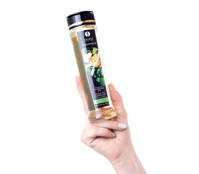 Масло для массажа Shunga Organica Exotic Green Tea, натуральное, расслабляющее, зеленый чай, 240 мл