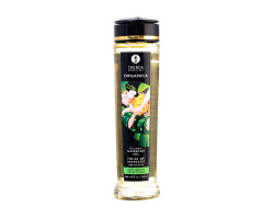 Масло для массажа Shunga Organica Exotic Green Tea, натуральное, расслабляющее, зеленый чай, 240 мл-foto3