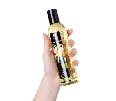 Масло для массажа Shunga Organica Exotic Green Tea, натуральное, расслабляющее, зеленый чай, 240 мл