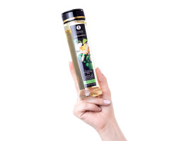 Масло для массажа Shunga Organica Exotic Green Tea, натуральное, расслабляющее, зеленый чай, 240 мл-foto6