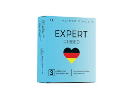 ПРЕЗЕРВАТИВЫ EXPERT RIBBED № 3 (РЕБРИСТЫЕ), 3 штуки