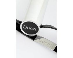 Шлёпалка OUCH Leather  Cross Tiped Crop черная-foto3