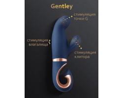 Gvibe Gentley Caribbean Blue - вибратор кролик для стимуляции точки G и клитора-foto3