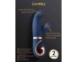Gvibe Gentley Caribbean Blue - вибратор кролик для стимуляции точки G и клитора-foto2