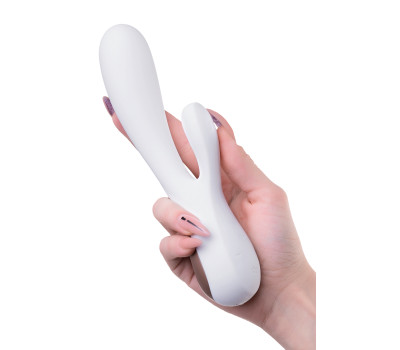 Электрический вибрмассажер Satisfyer Mono Flexс возможностью управления через приложение - белый