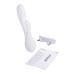 Электрический вибрмассажер Satisfyer Mono Flexс возможностью управления через приложение - белый