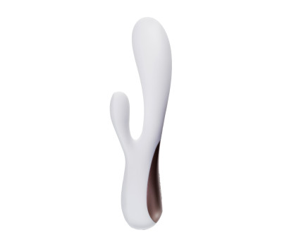 Электрический вибрмассажер Satisfyer Mono Flexс возможностью управления через приложение - белый