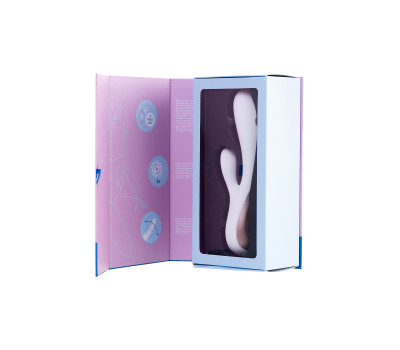 Электрический вибрмассажер Satisfyer Mono Flexс возможностью управления через приложение - белый