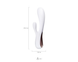 Электрический вибрмассажер Satisfyer Mono Flexс возможностью управления через приложение - белый-foto7