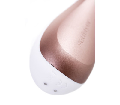 Электрический вибрмассажер Satisfyer Mono Flexс возможностью управления через приложение - белый