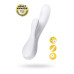 Электрический вибрмассажер Satisfyer Mono Flexс возможностью управления через приложение - белый