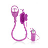 Помпа клиторальная с вибрацией ADV BUTTERFLY CLIT PUMP-PNK