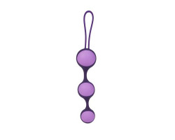 Вагинальные шарики трио STELLA III фиолетовые