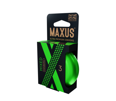 Презервативы MAXUS Mixed гладкие и текстурированные №3 5993mx