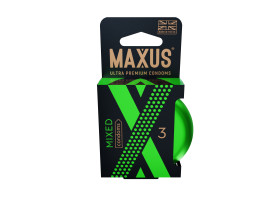Презервативы MAXUS Mixed гладкие и текстурированные №3 5993mx