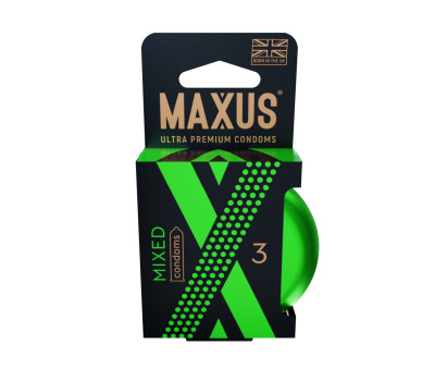 Презервативы MAXUS Mixed гладкие и текстурированные №3 5993mx