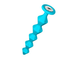 Анальная Цепочка с Кристаллом Emotions Chummy Turquoise 1401-02lola-foto2