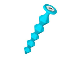Анальная Цепочка с Кристаллом Emotions Chummy Turquoise 1401-02lola-foto2