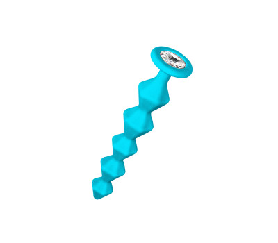 Анальная Цепочка с Кристаллом Emotions Chummy Turquoise 1401-02lola Анальная Цепочка с Кристаллом Emotions Chummy Turquoise 1401-02lola