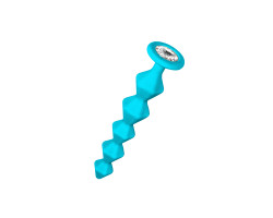 Анальная Цепочка с Кристаллом Emotions Chummy Turquoise 1401-02lola-foto11