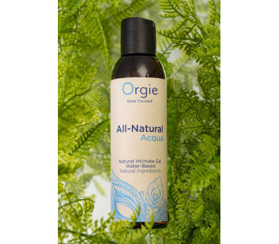 Интимный гель Orgie ALL - NATURAL ACQUA на водной основе, 150 мл