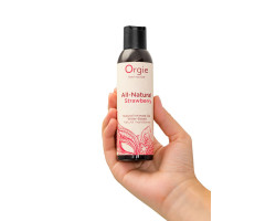 Интимный гель Orgie ALL - NATURAL STRAWBERRY на водной основе, 150 мл-foto2
