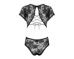 Боди "Peonesia" S/M черный-foto2