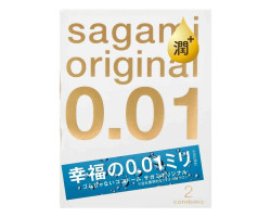 Презервативы Sagami Original 001 Extra Lub полиуретановые, с увеличенным количеством смазки 2 шт.-foto2