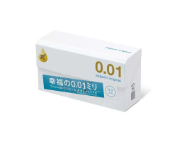 Презервативы Sagami Original 001 Extra Lub полиуретановые, с увеличенным количеством смазки 12 шт.