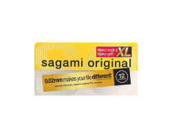 Презервативы Sagami Original 002 Extra Large полиуретановые, увеличенного размера 12 шт.-foto3