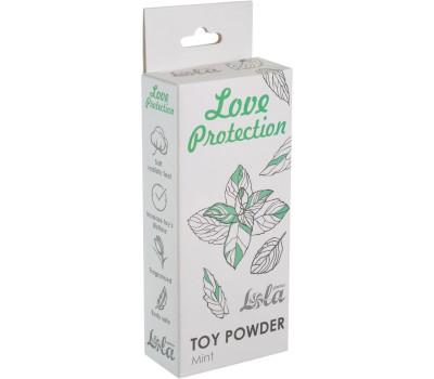 Пудра для игрушек ароматизированная Love Protection Мята 15гр 1823-00Lola