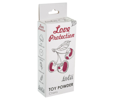 Пудра для игрушек ароматизированная Love Protection Вишня 15гр 1821-00Lola