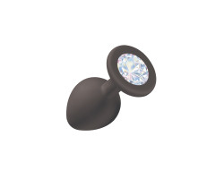 Анальная пробка Emotions Cutie Medium Black moonstone crystal 4012-08Lola