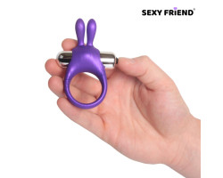 КОЛЬЦО ЭРЕКЦИОННОЕ С ВИБРАЦИЕЙ внутренний диаметр 30 мм арт. SF-40207-foto3