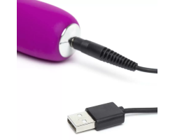Happy Rabbit Вибратор Rabbit Slimline Realistic Rechargeable фиолетовый-foto2