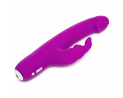 Happy Rabbit Вибратор Rabbit Slimline Realistic Rechargeable фиолетовый-foto3