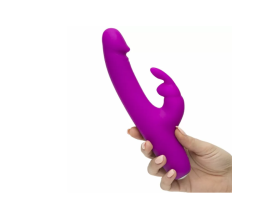 Happy Rabbit Вибратор Rabbit Slimline Realistic Rechargeable фиолетовый