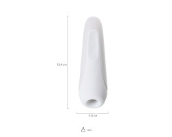 Вакуумно-волновой стимулятор Satisfyer Curvy 1+ с возможностью управления через приложение - белый-foto9