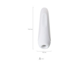 Вакуумно-волновой стимулятор Satisfyer Curvy 1+ с возможностью управления через приложение - белый-foto9