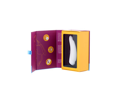 Вакуумно-волновой стимулятор Satisfyer Curvy 1+ с возможностью управления через приложение - белый Вакуумно-волновой стимулятор Satisfyer Curvy 1+ с возможностью управления через приложение - белый