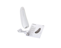 Вакуумно-волновой стимулятор Satisfyer Curvy 1+ с возможностью управления через приложение - белый-foto8