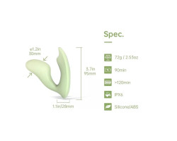 Вибратор Magic Motion Umi зеленый-foto4