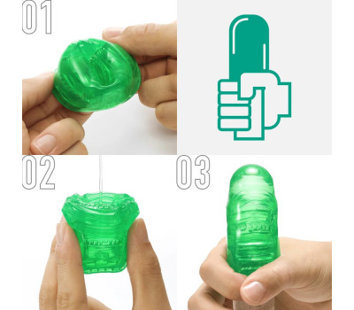 Мастурбатор Tenga Uni Emerald